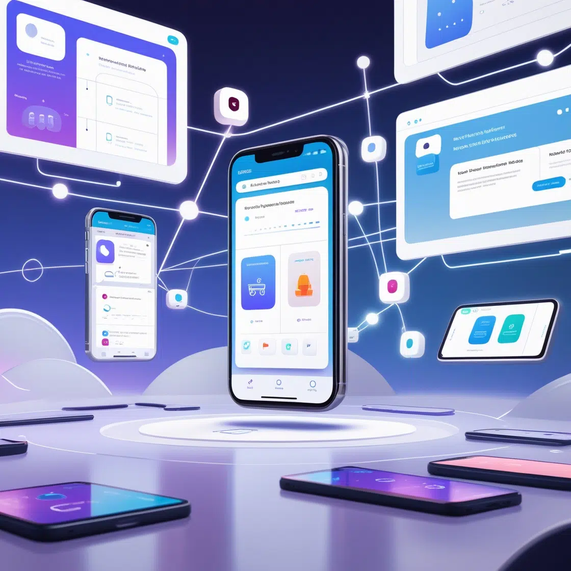 Leather Case iPhone 12 Deep Violet - Image 3